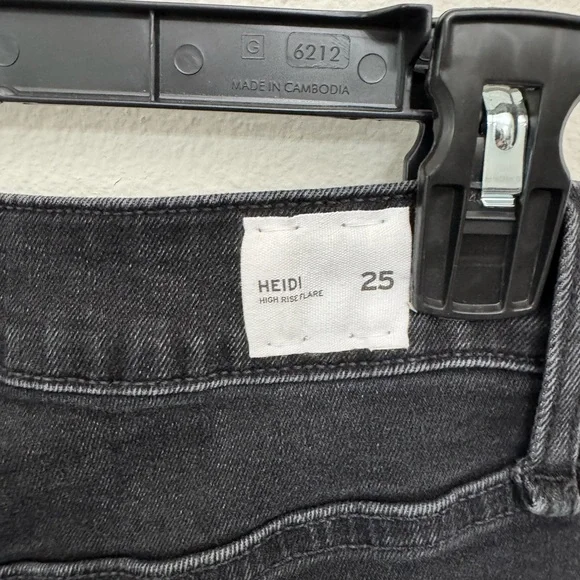Hudson Jeans Women's Black Flare Denim